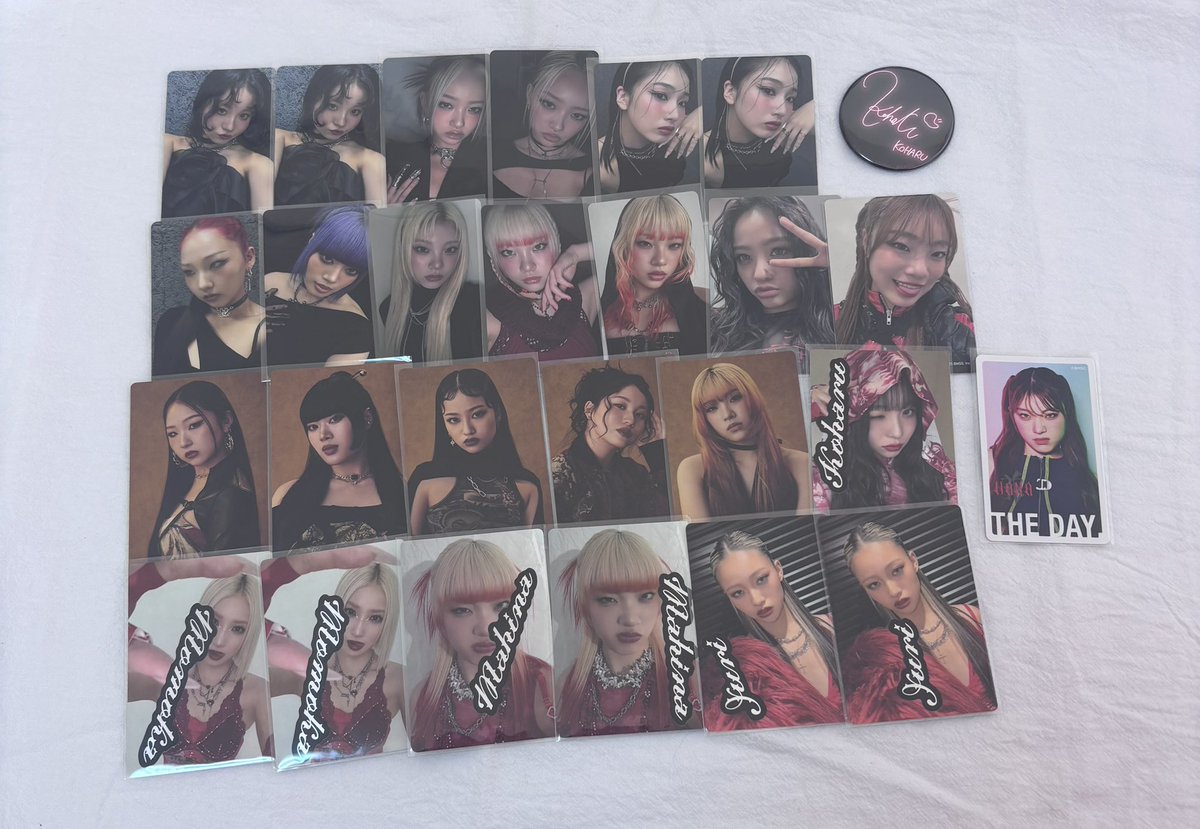 ha7j1s's tweet photo. HANA 交換 買取
【譲】画像1､2枚目
【求】同異種ジス　交換優先❣️❣️

同異種🉑ですがレート考慮お願いします。
ホロ、BMSG FES、缶バ、デビュー前は同種交換希望！(レートによっては🆗ですが同種交換優先)

買取の方はALT見てください！！

お気軽にお声掛けください🩵
 #HANA交換  #HANA  #BMSG交換 https://t.co/jmWZxZfMmk