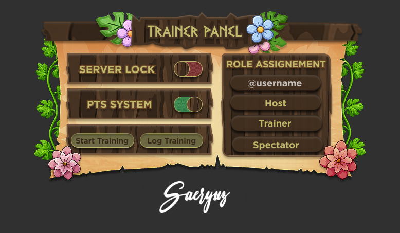 wsphideo's tweet photo. Trainer Panel UI (proud of this one) 
#Roblox #RobloxDev #RobloxUI https://t.co/u3tuhC6OAI