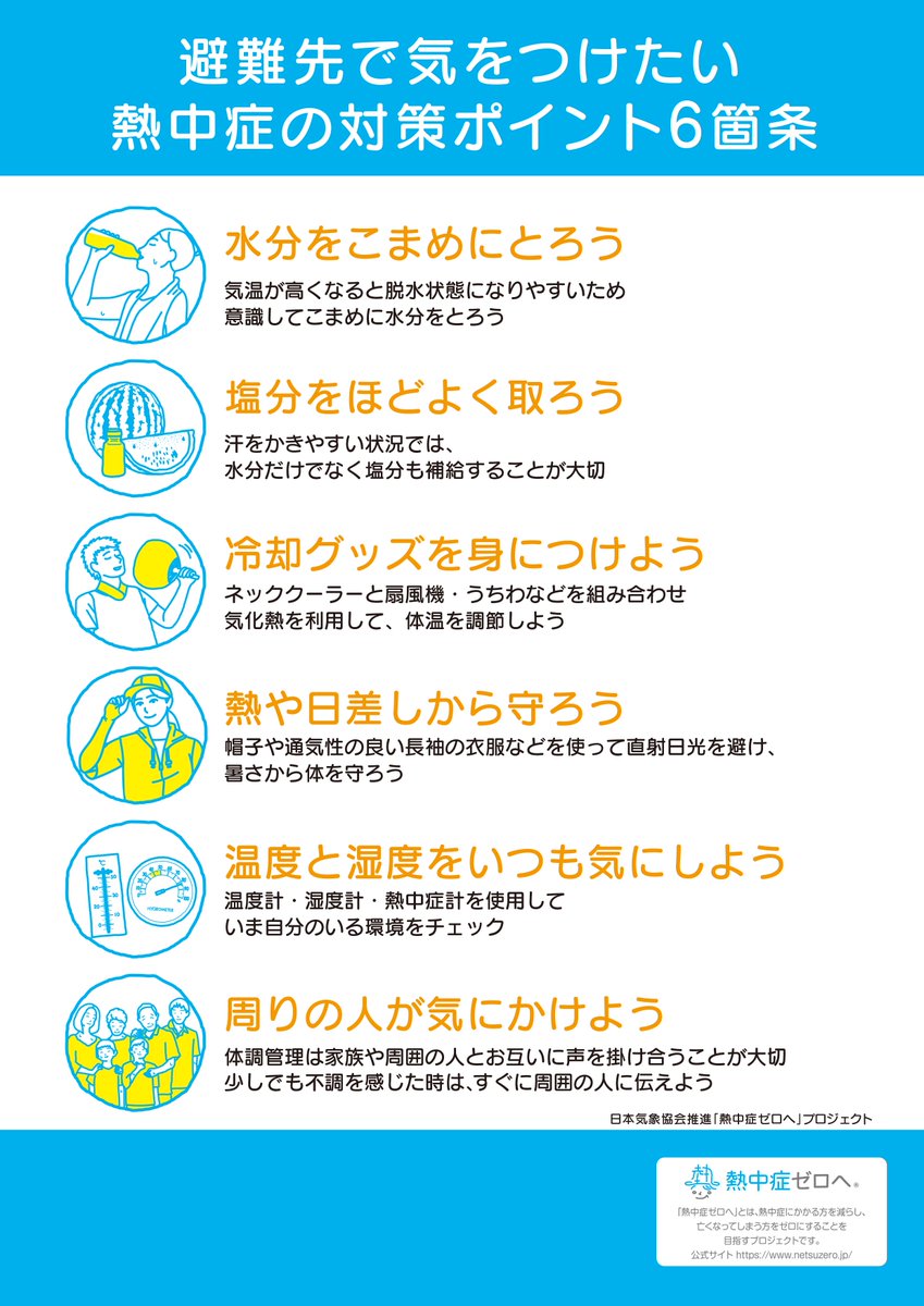NikkeiScience's tweet photo. 災害時の熱中症対策 
https://t.co/sj3KUH06eF https://t.co/JnLxdVsp0P