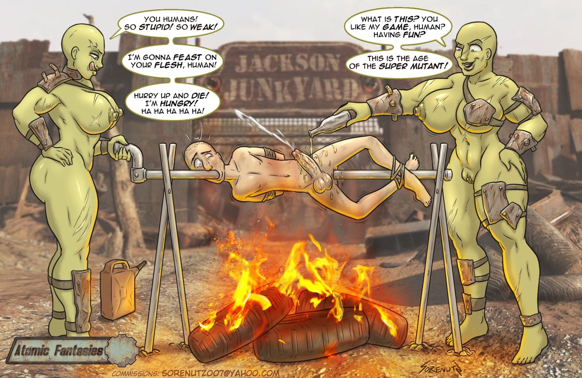 AnimeSub91's tweet photo. Two more Fallout commissions from Sorenutz, I still have a few more ideas for Fallout themed stuff which I hope to pass along.

Still not sure about the dialogue, I try to use text and quotes that are from the game, but not sure its needed.

Anyway, I hope some like them. https://t.co/j8tEHk7V9A