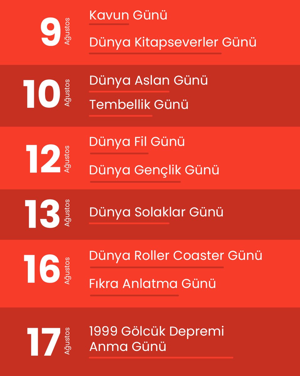 abakademicom's tweet photo. Markanın sosyal medya ve dijital pazarlama stratejilerine yön verecek Ağustos ayı önemli günler takvimimiz geldi! 📆🎉 https://t.co/A4NAAGf3Mk