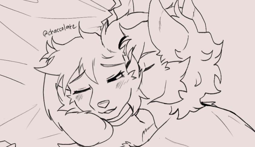 chaccolate's tweet photo. Lovey dovey wip https://t.co/gIXO1t9Won