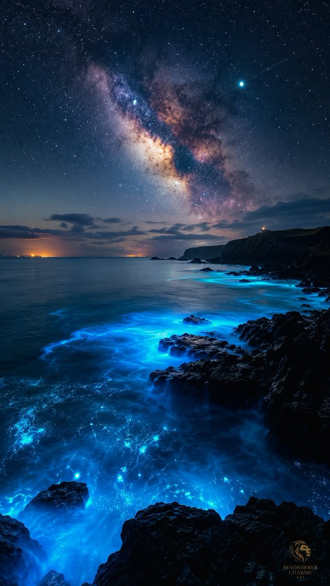 naturebeautyh's tweet photo. Ocean at Night https://t.co/NyFWVeOqWx