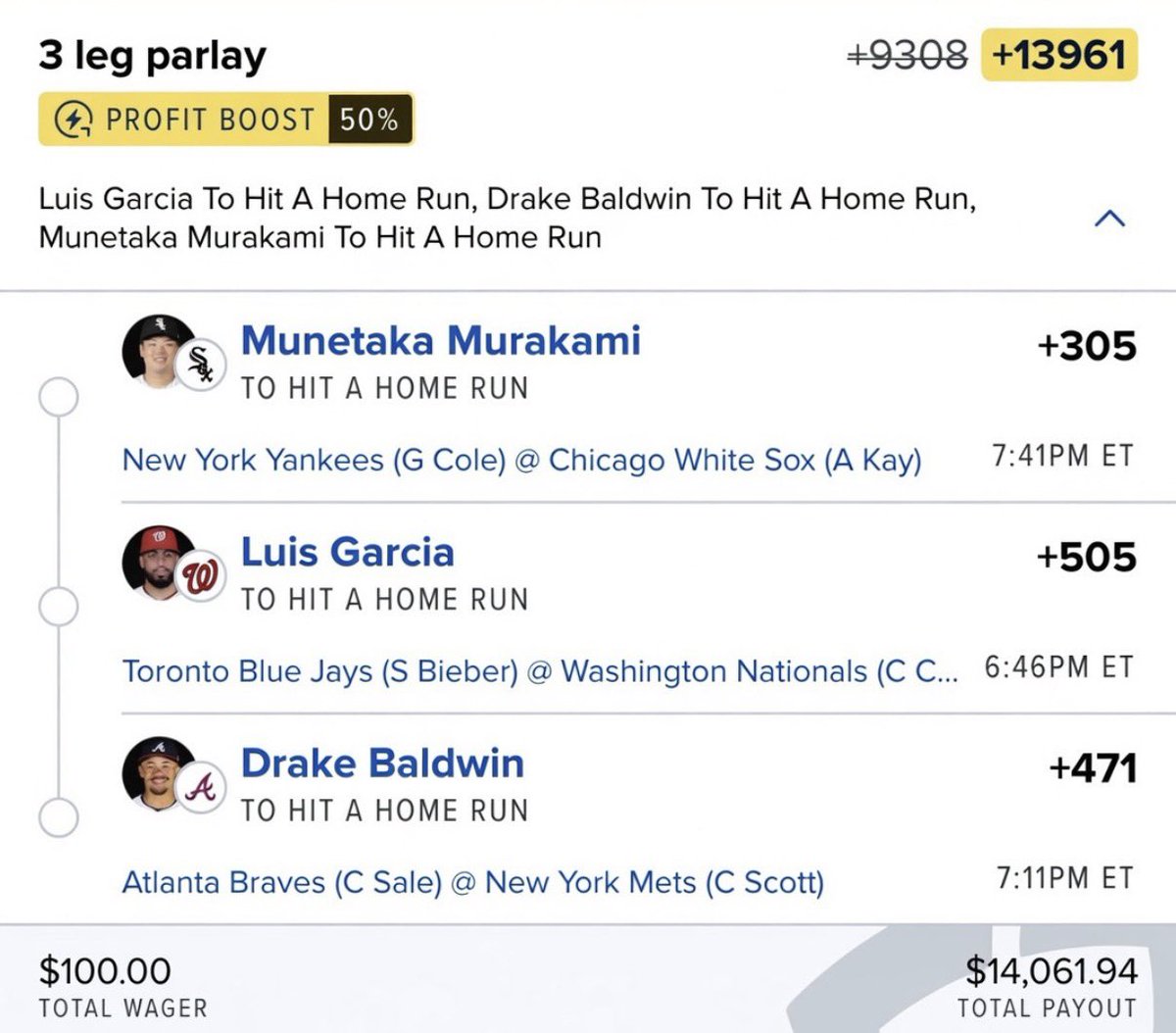 ParlayGirll's tweet photo. 💰 $14K loading 🥵 
🔒 Locked in
🍀 Now we wait 

❤️ &amp; 🔁 if you’re tailing.....
@Playbook 💅🏻 https://t.co/LzsF9xWPWf