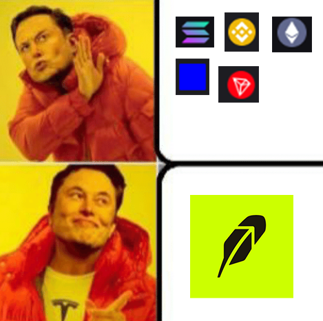 DOGE1RH's tweet photo. Launch the Rocket at Robin Hood
@RobinhoodApp
@vladtenev
@elonmusk https://t.co/dxb9fk7nnO