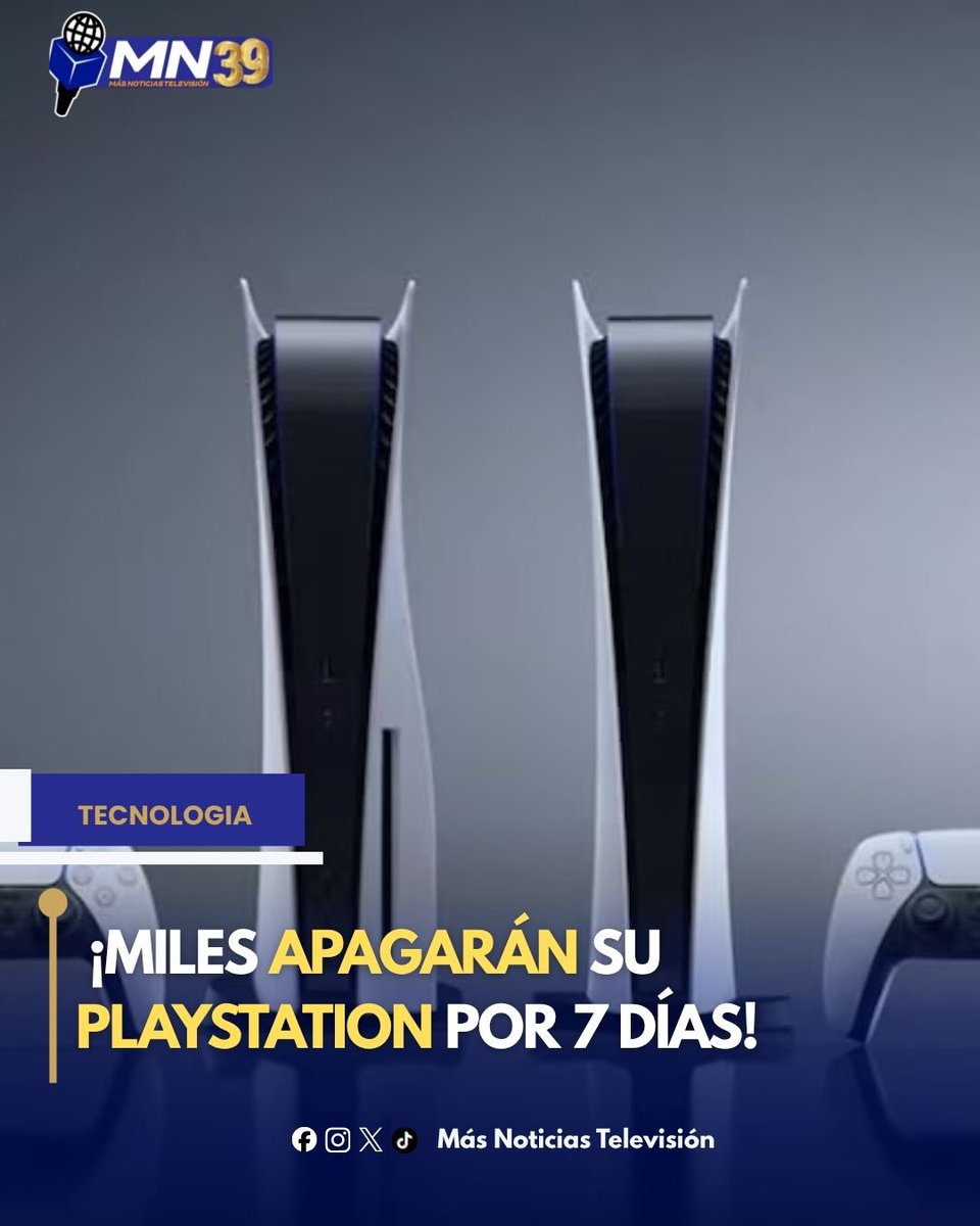 masntvhn's tweet photo. #MNTV ❗ BOICOT A PLAYSTATION ❗

🔴 Miles de jugadores de PlayStation anunciaron que apagarán sus consolas durante siete días, del 23 al 30 de agosto, como parte de una protesta mundial denominada #PSBlackout. La iniciativa busca enviar un mensaje a Sony por su decisión de dejar atrás los videojuegos en formato físico y apostar completamente por el formato digital a partir de 2028.

🔴 Durante esa semana, los participantes evitarán conectarse a PlayStation Network (PSN), comprar juegos en la PlayStation Store o utilizar cualquier servicio de la plataforma. La protesta también responde al creciente descontento por políticas que, según los jugadores, limitan la verdadera propiedad de los videojuegos y ponen en riesgo su conservación cuando dejan de recibir soporte.

🔴 El movimiento ha ganado fuerza tras el anuncio de Sony de eliminar gradualmente los discos físicos en 2028. Aunque especialistas consideran poco probable que la compañía cambie su decisión por un boicot de una semana, la protesta busca demostrar el descontento de una parte importante de la comunidad gamer y abrir el debate sobre los derechos de los consumidores digitales.

¡Aquí lo viste primero, lo demás es pasado!📲
https://t.co/m8GUVX0fzB

#MásNoticiasTV #NoticiasHonduras #Canal39
#PlayStation #Sony #PSBlackout #Videojuegos #Gamers #Tecnología