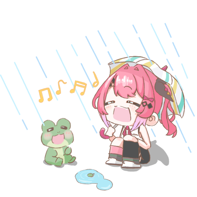 OBna_int's tweet photo. 🎵☔️

#もちめるあーと https://t.co/xcvOu6rfgP