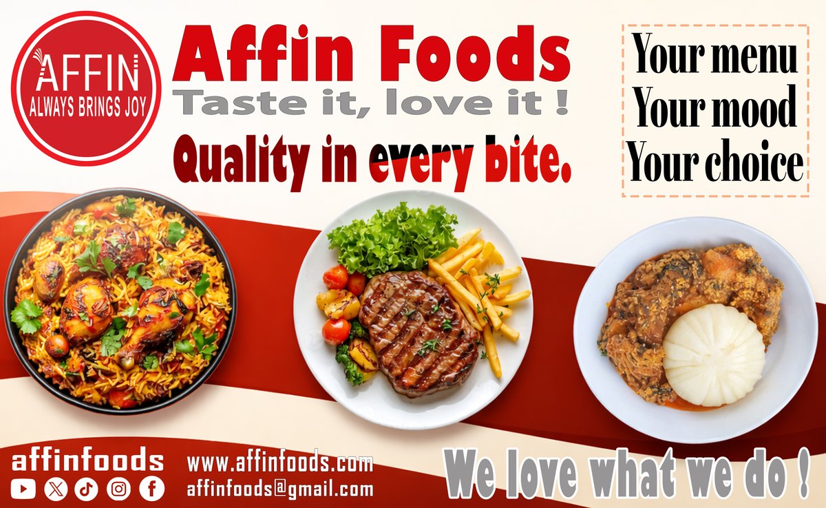DoctorAfin's tweet photo. A recipe for today: quality, care, and a generous serving of flavor.

#affinfoods #recipeforsuccess #tasteworthsharing #foodlove https://t.co/J64iPlXPRo