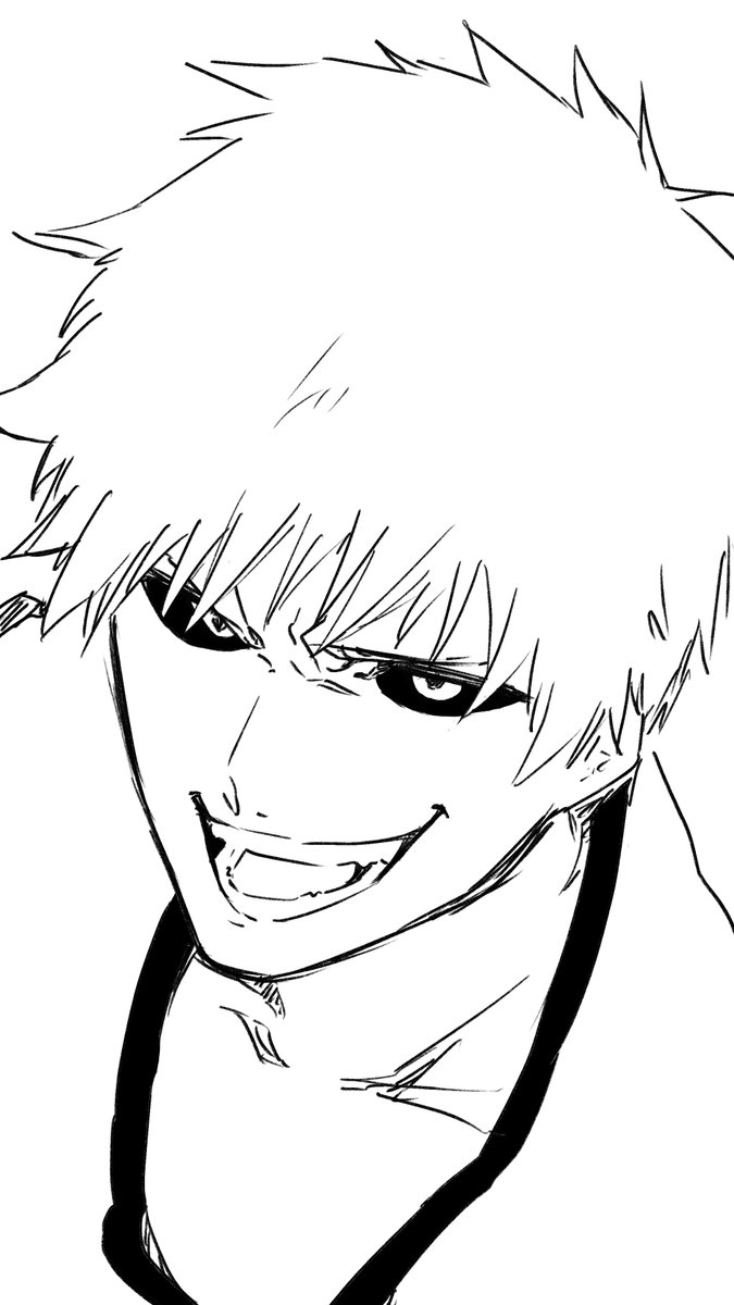 shunCream28's tweet photo. タップで変わるようにしたかったけど
無理だったよ僕には

＃BLEACH　＃イラスト https://t.co/sCgpK8Y62F