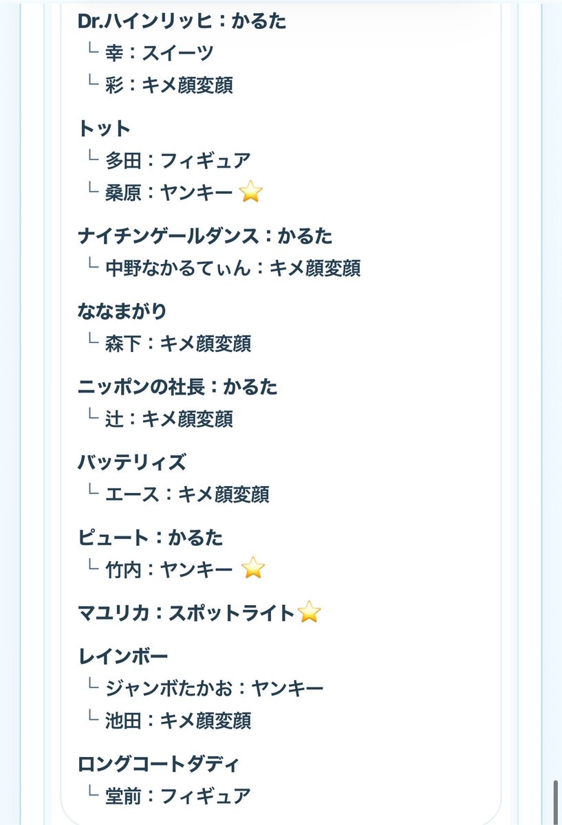 gn8_tn's tweet photo. よしもとコレカ 7th 交換

求  ダイタクor買取
（手持ちが少ないため大>拓）

譲  2-4枚目

郵送お取引のみ

⭐️は交換のみ
無印は1枚80円、3枚から買取+送料になります。
異種交換、複数:1 可能となっておりますので、リプにてお気軽にお声掛けください🙇🏻‍♂️ https://t.co/bss4YF5QOj