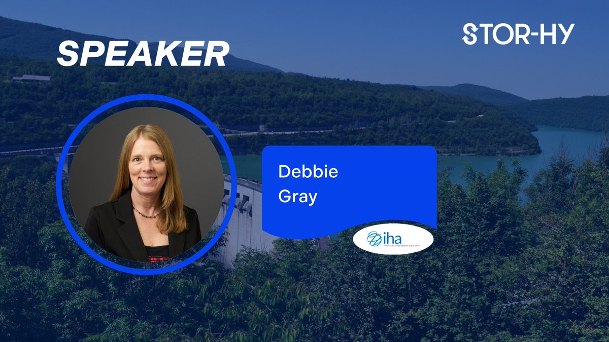 STORHYProject's tweet photo. Meet Debbie Gray!

Senior Energy Policy Manager at @IHA_org, Debbie has 25+ years of experience &amp; co-chairs the Women in Hydropower Mentorship Program. She co-led the IHA/GWNET team behind the ESMAP study that will be presented at the workshop.

https://t.co/b2DuDpuedK 

#STORHY https://t.co/V8WJFw29co