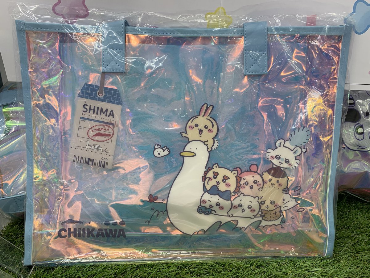 GiGO_Chiryu's tweet photo. 【新景品入荷情報✨】

本日より当店に

映画ちいかわ 人魚の島のひみつ
オーロラビーチバッグ

入荷いたしました♪

皆様のご来店心よりお待ち致しており
ます✨

#ちいかわ    
#GiGOギャラリエアピタ知立 https://t.co/yEUQIkLZen