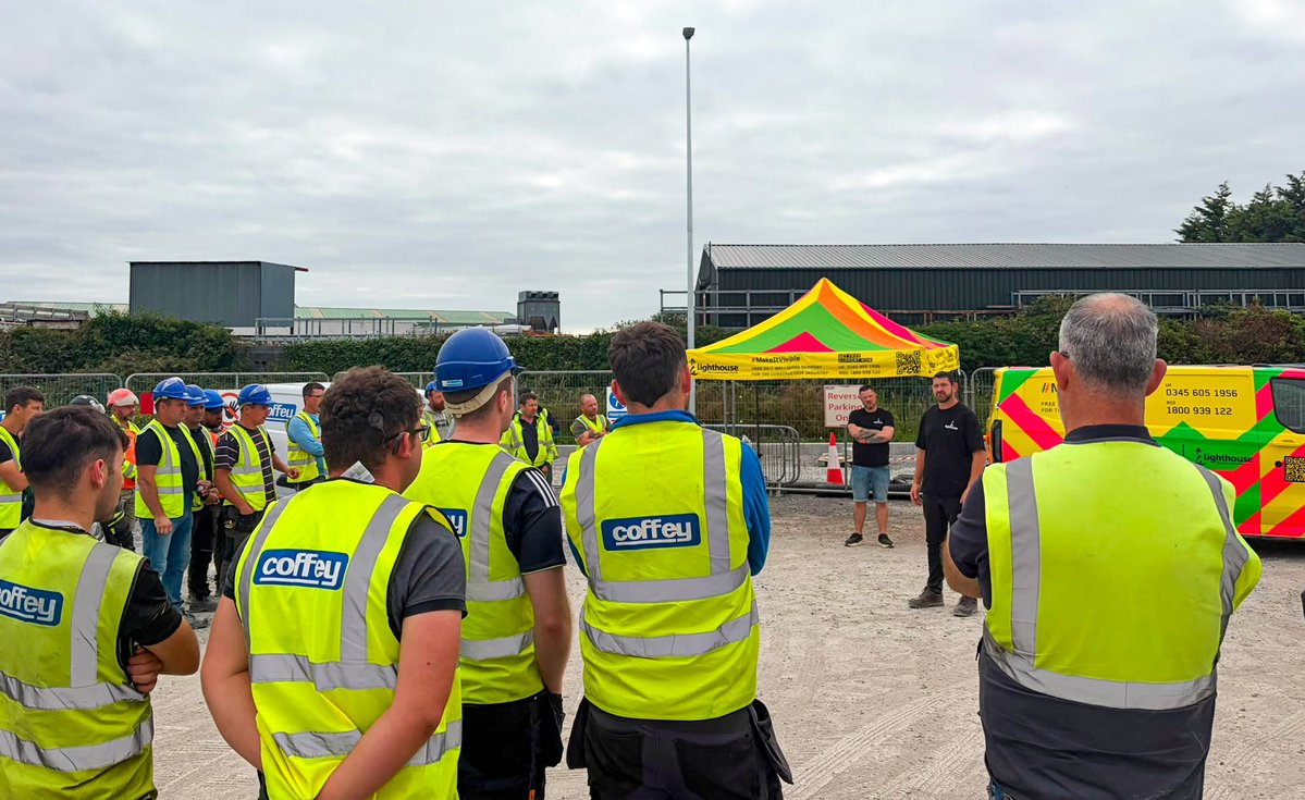 CoffeyGroup's tweet photo. Supporting wellbeing on site is just as important as physical safety. Last week, our Roscommon Town Centre East team welcomed the Lighthouse Charity's Make It Visible OnSite campaign to raise mental health awareness in construction.
#Coffey #MakeItVisible #Wellbeing https://t.co/QdgLbLYdKU