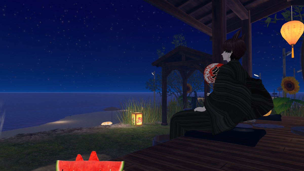 Rin5_VRC's tweet photo. 夏を楽しんでる改変をしたかった🍉🏮
#LAde3D #Elgha https://t.co/8H1PH5gXjI