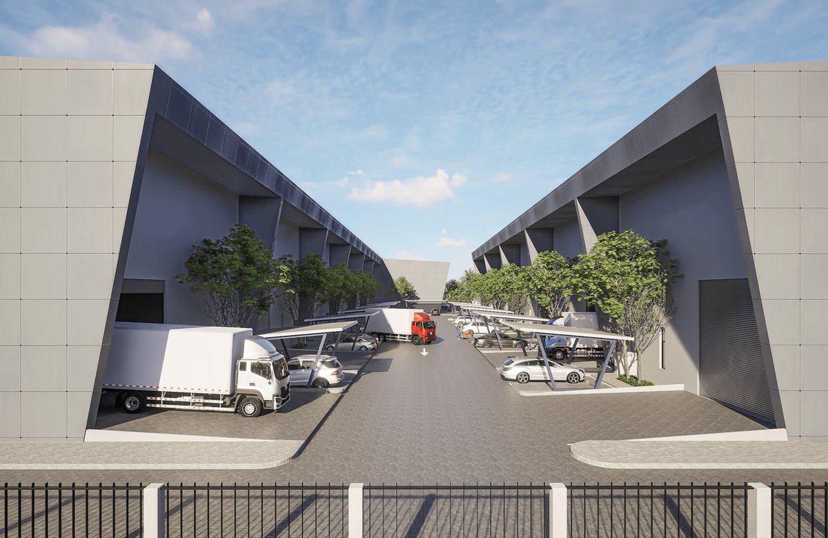 DXBMediaOffice's tweet photo. Mohammed Bin Rashid Aerospace Hub, the aerospace platform of Dubai South, announces that construction of its Sky Support Complex is on track for completion by the end of Q3 2026. The Sky Support Complex is a landside facility spanning 16,661 square metres and comprising 14 premium units designed to support aviation-related businesses.