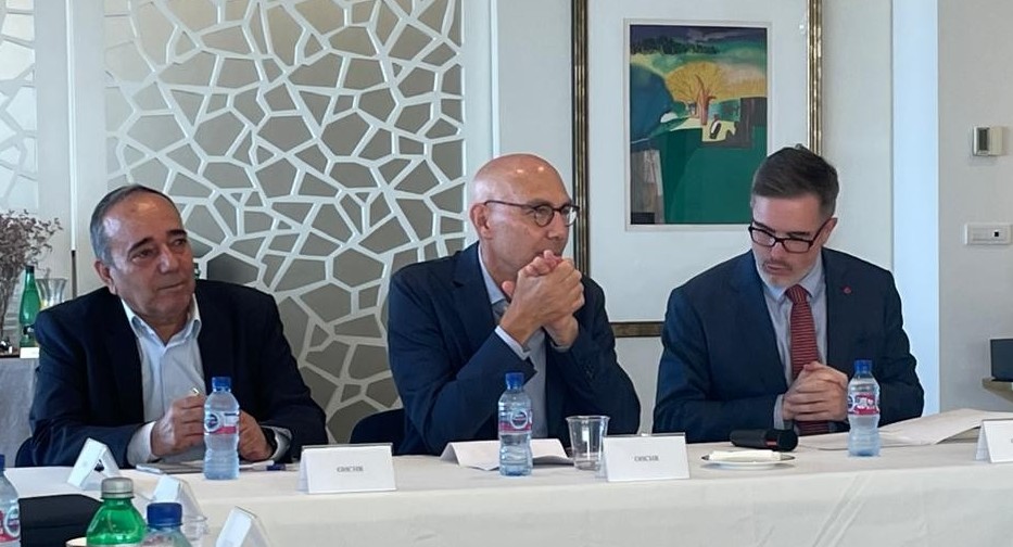 canadaliban's tweet photo. L'ambassade du Canada a accueilli le Haut-Commissaire des Nations Unies aux droits de la personne, SE @Volker_turk, pour une réunion sur la situation des #DroitsDeLaPersonne au Liban. Un échange important sur la responsabilité et la dignité humaine a eu lieu. https://t.co/XQtdLXNMZ3