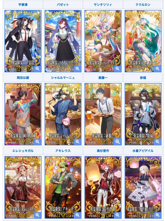 appmediafgo's tweet photo. 本日の交換礼装は8周年英霊催装！
イラスト一覧を掲載しているので参考にどうぞ。
https://t.co/Cif3yQ87O7
#FGO https://t.co/zE3YkXy5vv