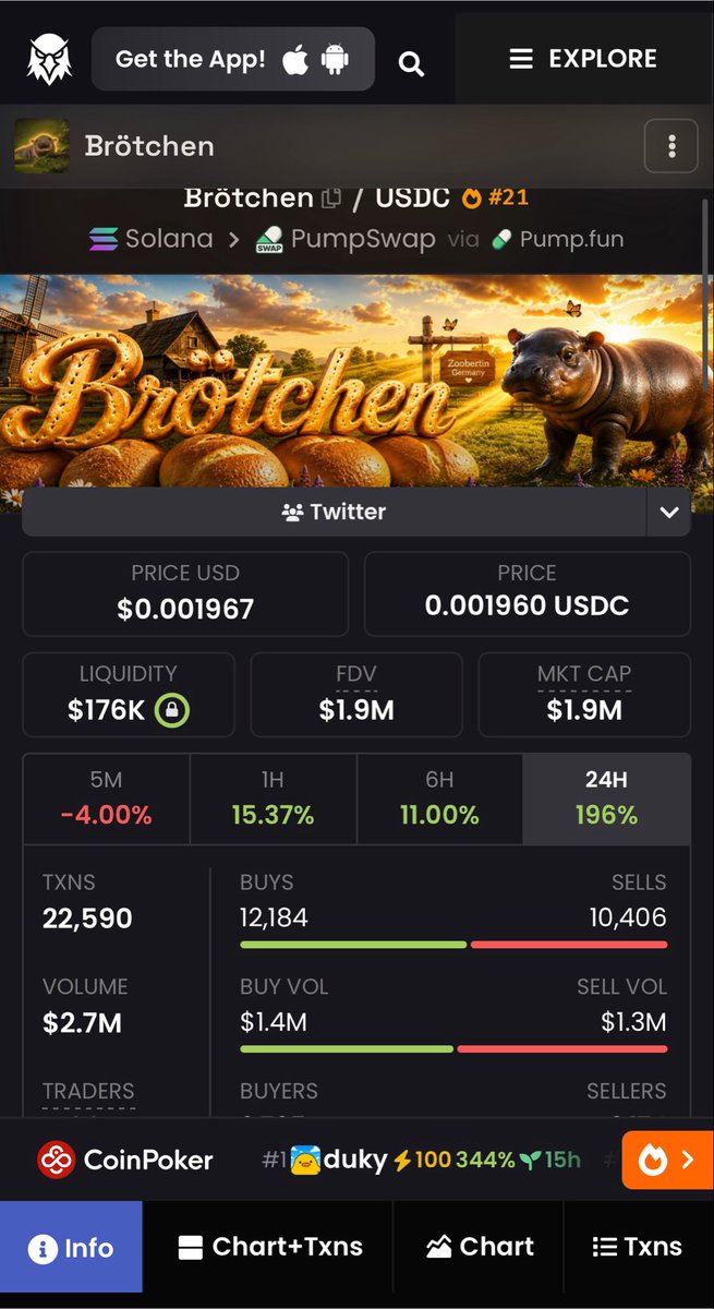 miractughan's tweet photo. 20m$ mcap is coming. Just wait…

🚀🚀🚀🚀

#brötchen

Just do it 🦛 https://t.co/hfXaCorTkD
