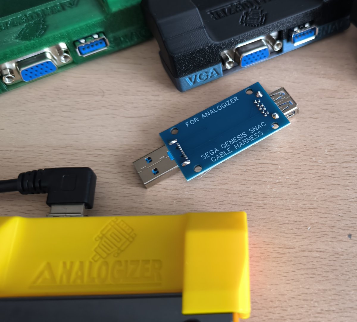RndMnkIII's tweet photo. Added a new cable harness for using SEGA Genesis (3 & 6 buttons) native game controllers with #Analogizer. Check it on our online store: https://t.co/YGkGokzB4O https://t.co/OUuyqNf7OD