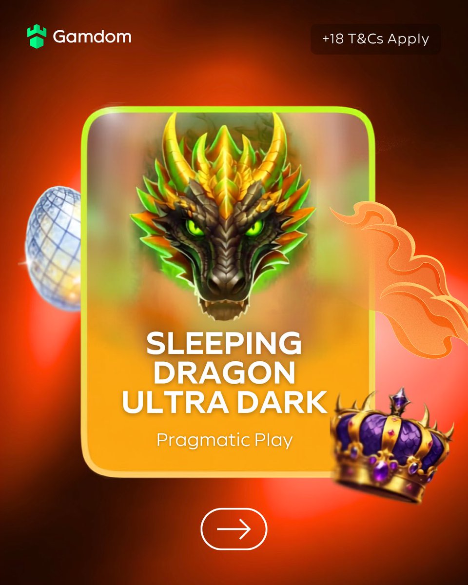GamdomID's tweet photo. BUKAN #senin tapi KING INDO YA GAMDOM
👑 Sleeping Dragon Ultra Dark siap untuk dimainkan!

Hadapi sang naga, temukan harta tersembunyi, dan nikmati pengalaman bermain yang penuh ketegangan.

🐲 Berani menerima tantangannya? 🚀 https://t.co/yujKVhMmU8
