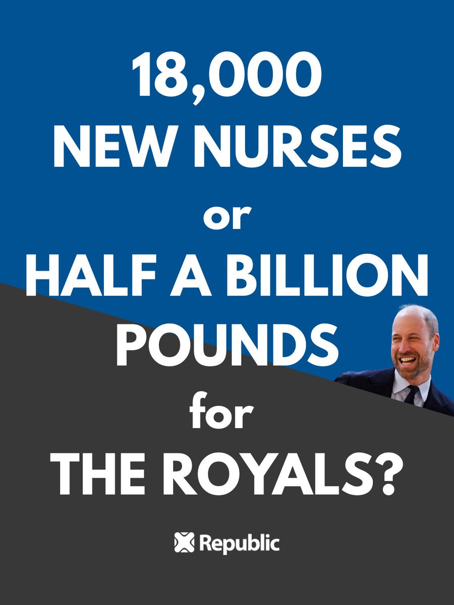 RepublicStaff's tweet photo. Simple question. Let us know what you'd rather have. #AbolishTheMonarchy https://t.co/CX3tlRQx4U