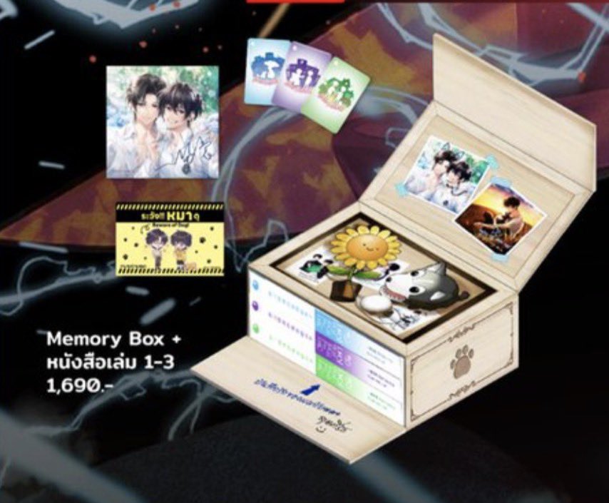 ptshop2511's tweet photo. ส่งต่อ box+ นิยาย วันๆกับนายท่านหมา เล่ม 1-3 รอบปกติ + แสตนดี้จิ๋ว สภาพกริบมากๆ

💰1300฿ รวมส่งปณ (ถึง 21/8/69)

#นิยายวายมือสอง #นิยายวายแปลจีน #ตลาดนัดbl #ตลาดนัดyaoi #วันๆกับนายท่านหมา https://t.co/dIbFPOc916