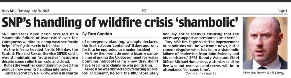 AgentP22's tweet photo. The SNP's instinct in a crisis is always the same:

❌ Get it wrong.
❌ Pick a fight with Westminster.
❌ Hope nobody notices the original failure.

Scotland is paying the price for a government that's better at grievance politics than governing. https://t.co/ANvntI0KIp