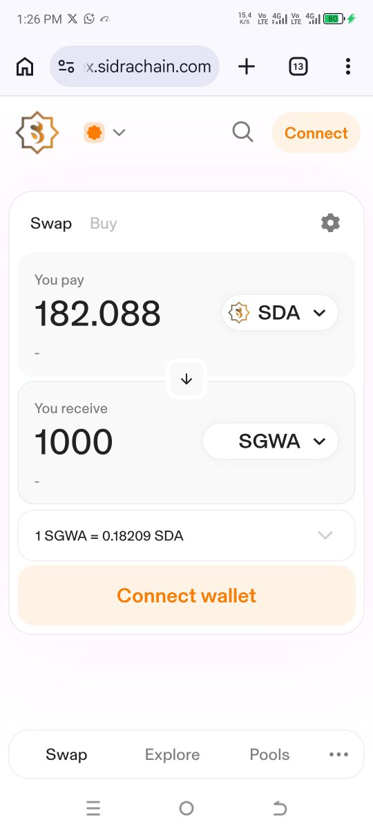 SidraGemWorlds's tweet photo. 🚀 Three simple steps to be part of the SGWA journey:
🛒 Buy SGWA
🔒 Hold with confidence
💧 Provide Liquidity &amp; Earn Trading Fees
The future belongs to those who participate.
#SGWA #SidraDEX #SidraChain #Crypto https://t.co/Lo71eG4zyB