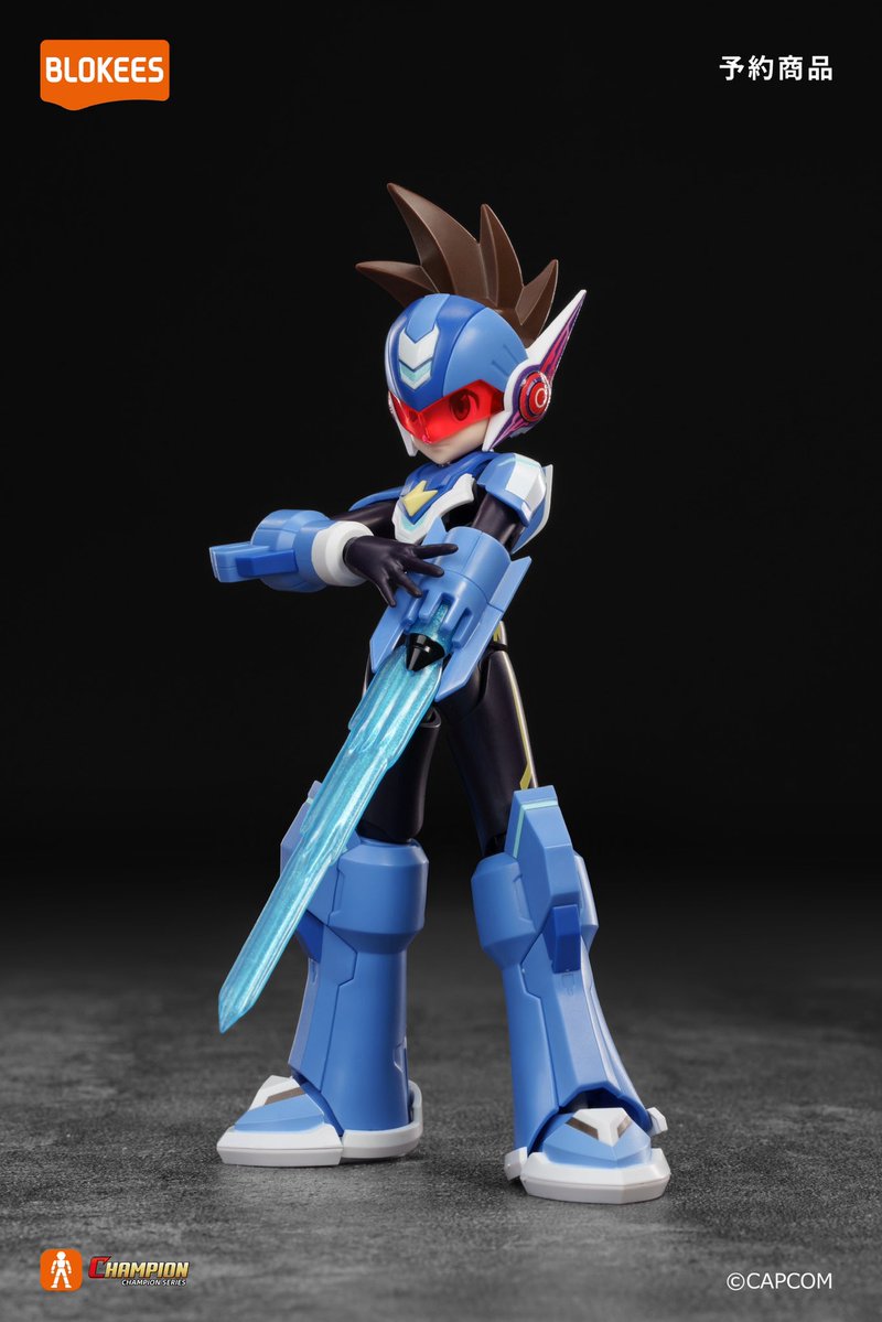 blokees_jp's tweet photo. ブロッキーズ CHAMPION CLASS
『シューティングスター・ロックマン』

『流星のロックマン』より、電波変換したロックマンを、精巧な造形で立体化⚡️

8月発売予定！
各取扱店舗・インターネットショップにて予約開始！

#ブロッキーズ
#BLOKEES
#ロックマン
#流星のロックマン https://t.co/b4aZyfglhd