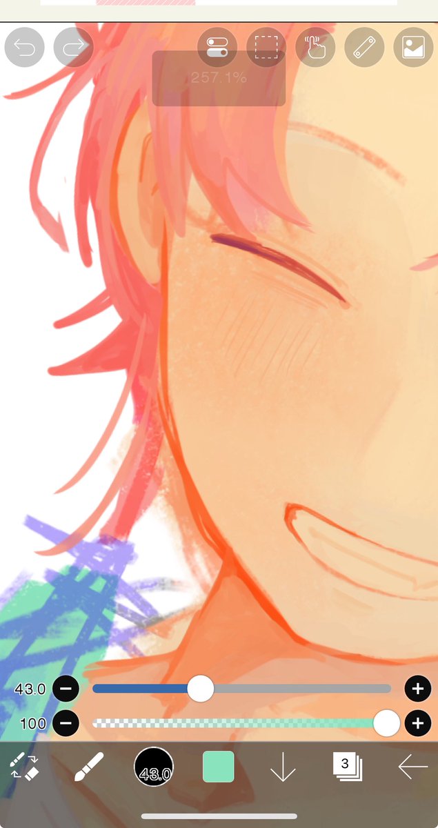 IRORI6119's tweet photo. ブラシ変えてみたけど最適解かもしれない https://t.co/WkW8aC9dVv