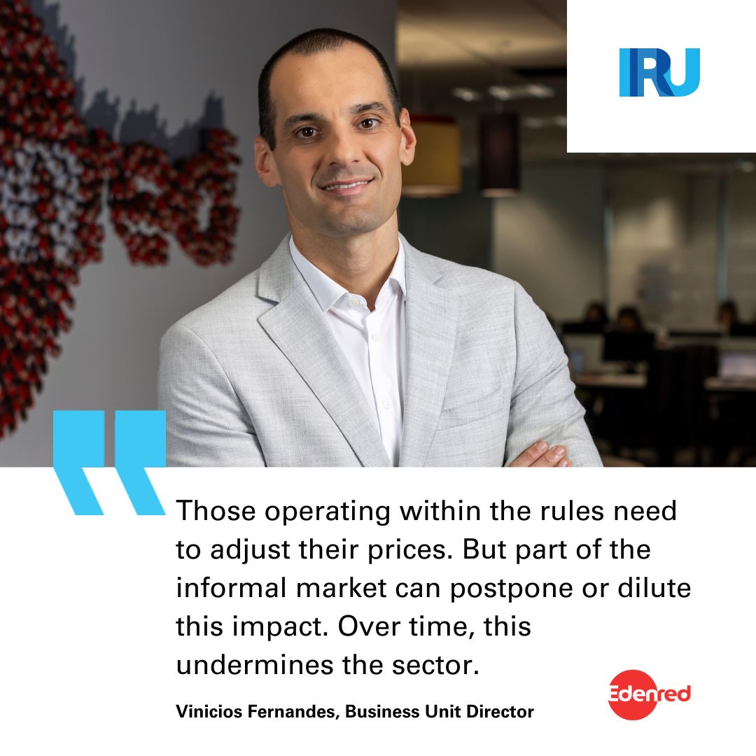 the_IRU's tweet photo. 🇧🇷🚚 Informality is widespread across Brazilian industries.

Its effects are far-reaching, even contributing to the shortage of professional truck drivers.

Read more ➡️ https://t.co/7434EbHJJg https://t.co/SuWMUhWdGc