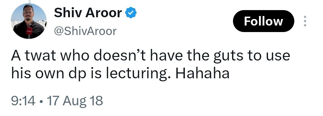 RoflGandhi_'s tweet photo. No guts to use your own mic id Shiv ? https://t.co/LAloIoBfTt