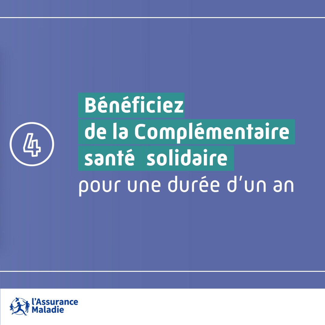 Assur_Maladie's tweet photo. #AccèsAuxDroits | Connaissez-vous la #ComplémentaireSantéSolidaire ? Elle est peut-être faite pour vous ou l'un de vos proches.

👛 Selon vos ressources, la Complémentaire #santé solidaire complète les remboursements de l'Assurance Maladie et évite d'avancer les frais de santé.