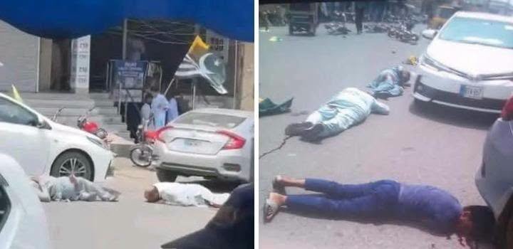 A_vvish's tweet photo. کیا ہوا کچھ خاص نہیں بس مظلوم کشمیریوں کی لاشیں پڑی ہیں سڑکوں پر
کلمہ لا الہ الا کا رشتہ نبھایا جا رہا ہے اور کچھ نہیں۔۔
میرپور
#kashmirbleed #Mirpur #Ajk #bbcurdu #Voa #CNN #Aljazeera #Foxnews https://t.co/K7Az8G0pv6