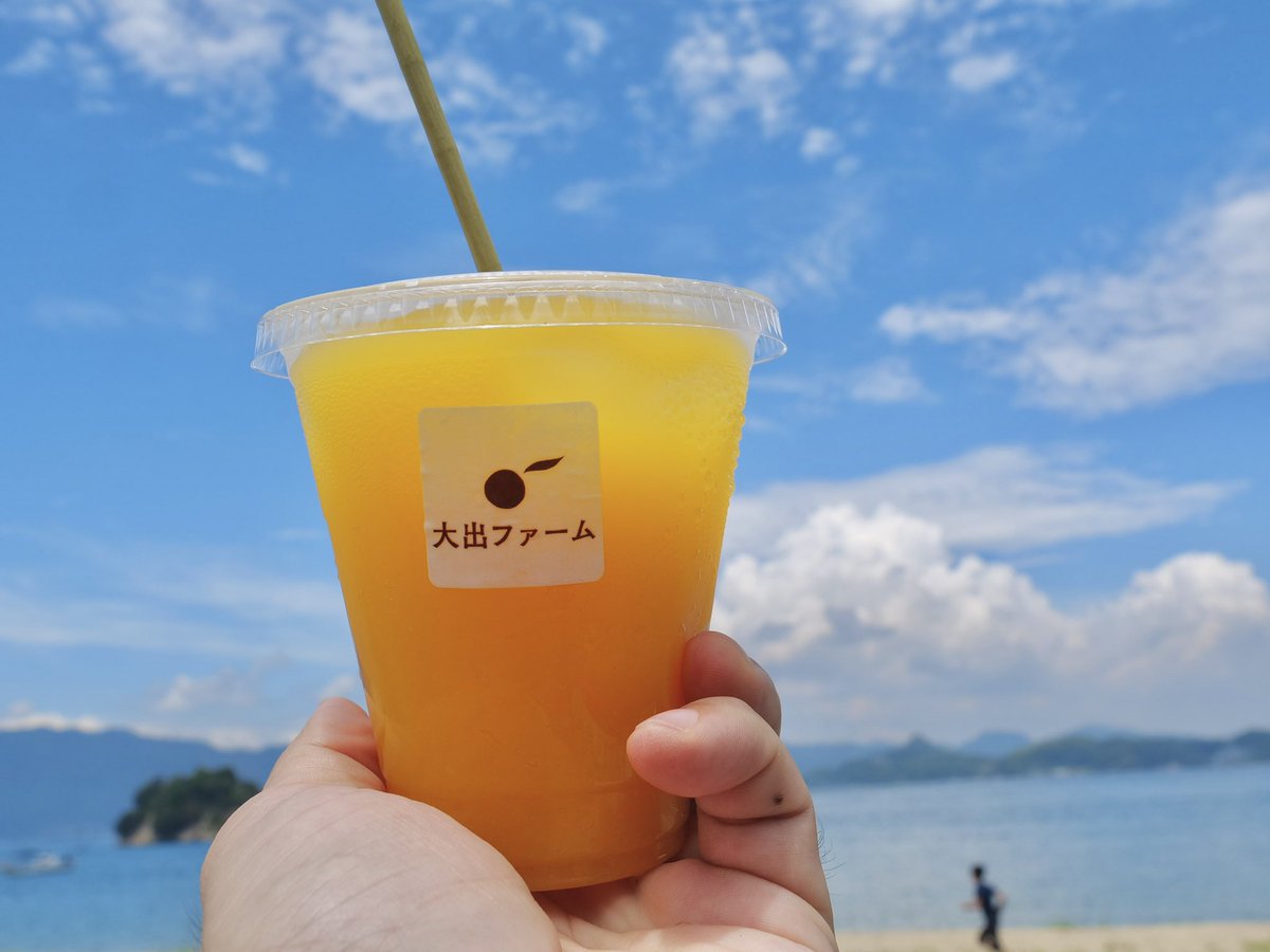 sepatakutv's tweet photo. 夏真っ盛り☀️ですね💦😭少しでも元気に過ごしていただけるように、
因島の段々畑で育った果汁100%のオレンジジュース🍊を、
お買い得価格でお届けさせていただきます🙌🙌
因島産、農薬不使用、無添加ストレート、島の恵みがたっぷり詰まってます🙌

🔻大出ファーム販売サイト
https://t.co/UZfOfeeSGx https://t.co/LyK5NHxSvw