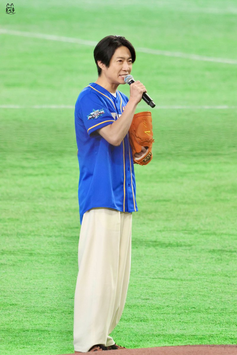 ogawa_gohan's tweet photo. 260728 オールスター🌟 始球式

相葉雅紀 さん⚾️

#相葉雅紀 https://t.co/5Xzb7IEuFq