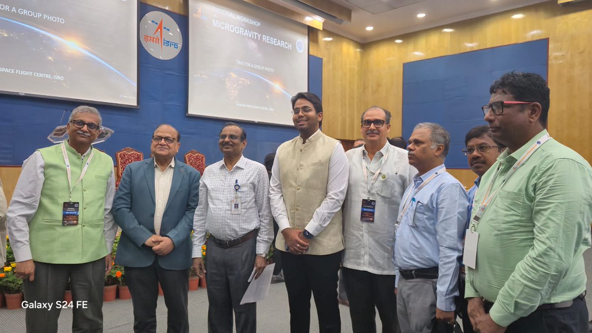 KIITUniversity's tweet photo. We are proud to contribute to India's advancing space research ecosystem.

KIIT Deemed to be University participated in the National Workshop on Microgravity Research involving Academia, Research Institutes and Indian Industry at ISRO Headquarters, Bengaluru.

Representing KIIT, Dr S.K.S. Parashar, Professor, School of Applied Sciences and Principal Investigator, iMex-2026 (ISRO), joined eminent scientists, researchers and industry leaders to discuss the future of microgravity research under India's Human Space Programme.

Our participation reflects KIIT's unwavering commitment to research, innovation and scientific excellence. The knowledge gained and collaborations established through this prestigious national platform will strengthen our efforts in microgravity science and space technology, contributing to the nation's scientific and technological progress.