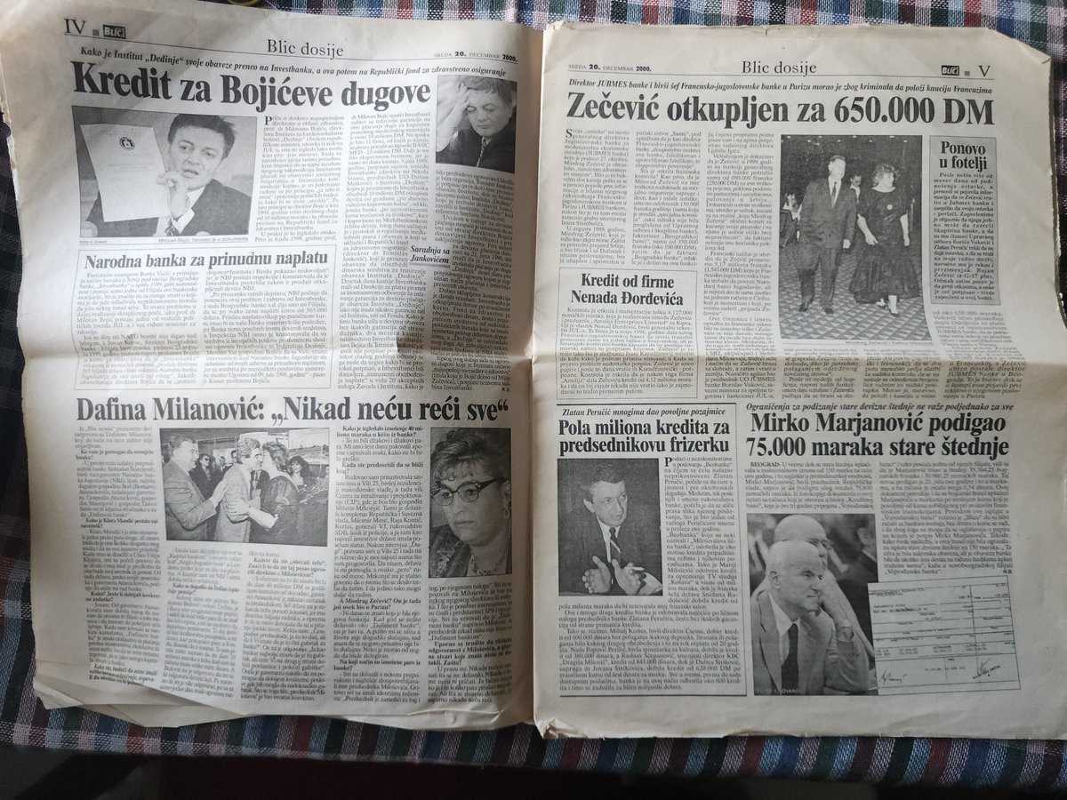 bagraubica's tweet photo. Sačuvao sam ovaj broj Blica iz decembra 2000. Mislio sam biće tek početak. Sve ostalo znate.
To sada ne sme da se dopusti. https://t.co/hqzH5qtINl