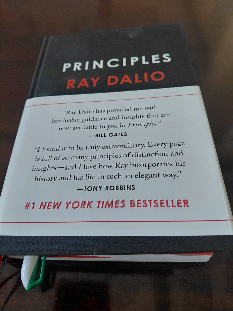 amerix's tweet photo. Ray Dalio's book Principles:

Principles are like laws. You can't break one simply because you and else agree  to break it.

Be a person of who values and protects his principles. https://t.co/JaGuEjWgiD