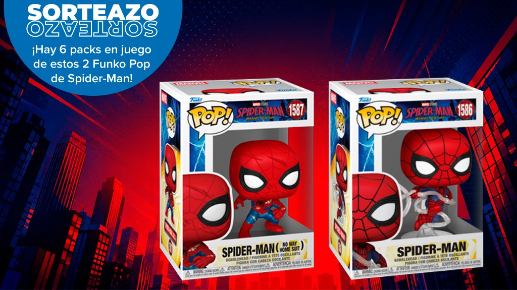 CarrefourES's tweet photo. ⚠️SORTEO⚠️

¡Último día para llevarte uno de los 6 packs de #FunkoPop de #SpiderMan!

✅ Haz FAV y RT
✅Comenta con el hashtag  #CarrefourConFunkoPop
✅Participa tantas veces como quieras con amigos diferentes

Suerte 🍀
Bases: https://t.co/9gU3Kbpf0j https://t.co/RIqMeus6na