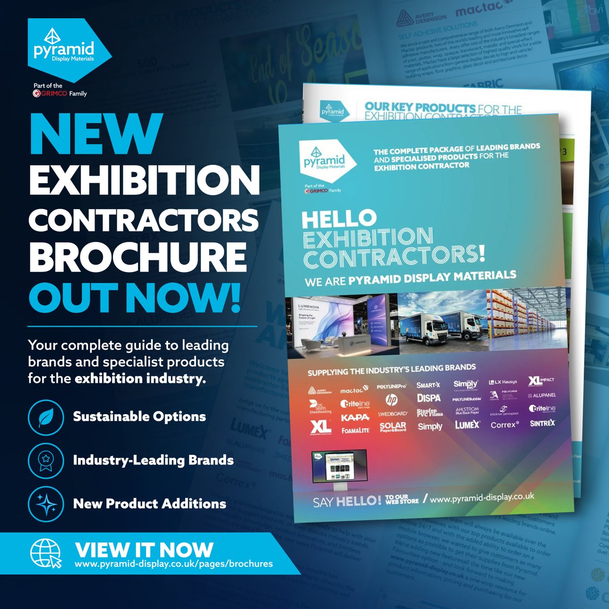 PyramidDisplay's tweet photo. Our new and updated Exhibition Contractor Brochure is here! 

📖 Fancy a look? View our latest brochures here:
https://t.co/KybZP2OYp8 https://t.co/zqAMYEpPmp