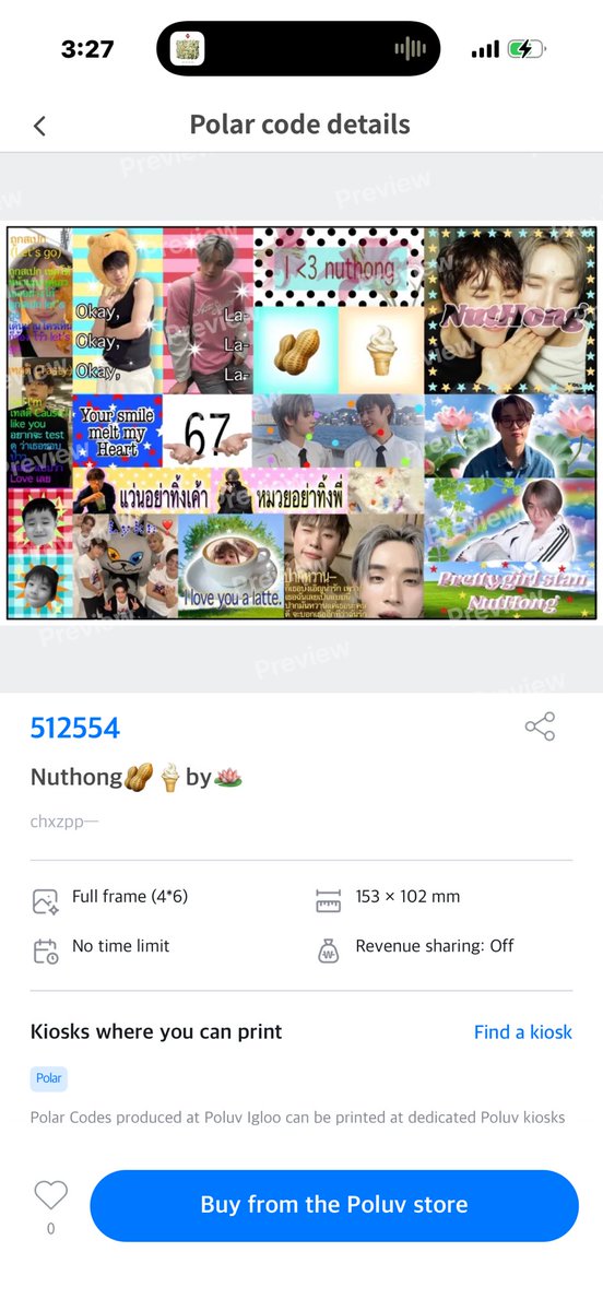 berchua_bb's tweet photo. แจกโc้ดด ที่ทำเองครับบ🙈🧘‍♀️ของปภว.กับนัทฮง

#.พิกัดลับตู้โมชิ 
#pondphuwin #nuthong #moshimoshi https://t.co/6puz1t1heV