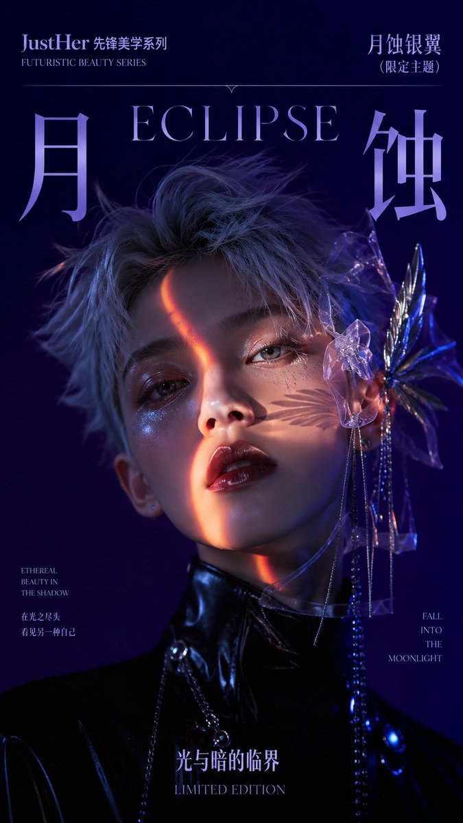 Futuristic Eclipse Beauty Cover