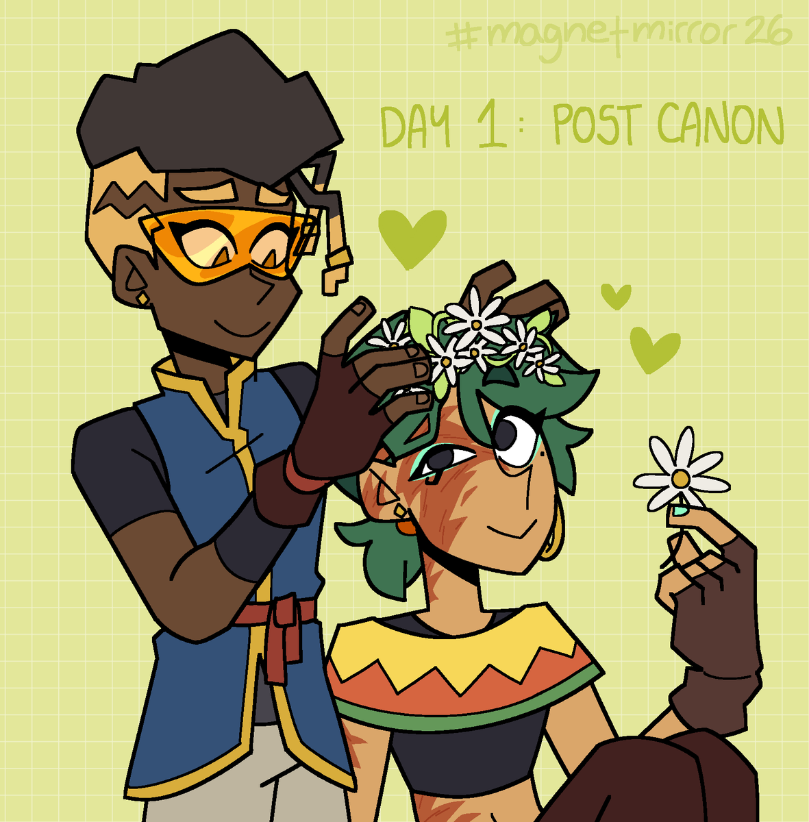 mochikattt_'s tweet photo. #magnetmirrorweek26 DAY 1!!
I chose post canon for this one! I like to think Odward would help Casper accept that he's beautiful as he is, even with his scars 🥺🥺
#dragonstriker #magnetmirror https://t.co/9EeAeie44I