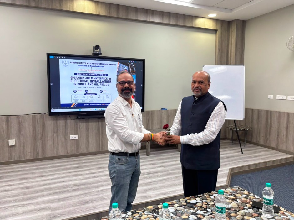 miningnitk's tweet photo. Empowering safer mines through knowledge! ⚡ The Department of Mining Engineering, NITK, Surathkal, successfully organized a 6-day STTP on Operation and Maintenance of Electrical Installations in Mines and Oilfields with experts from DGMS and industry.
#DGMS #Mining #NITK https://t.co/V3qCArk4Yw