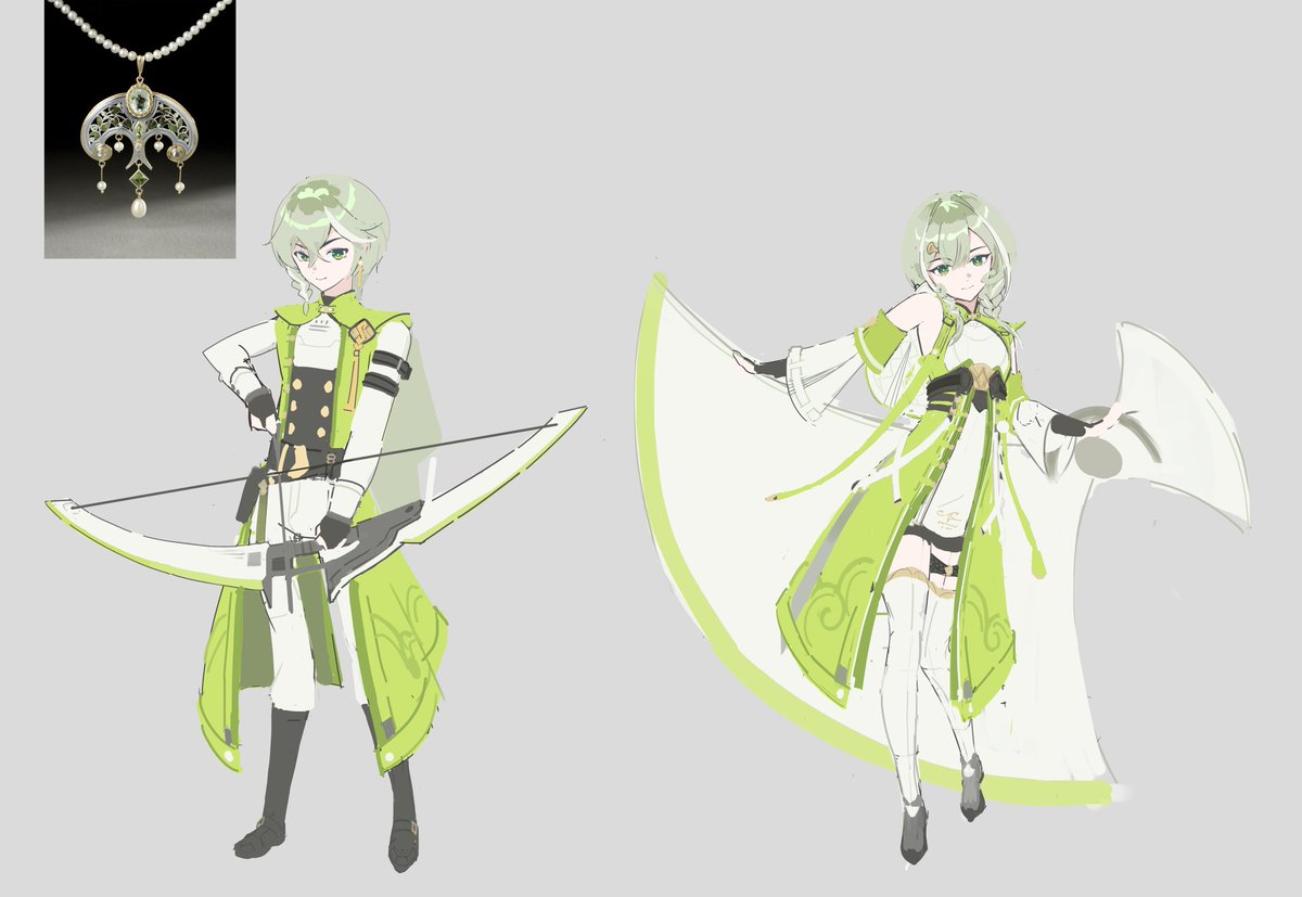 Byobyochi's tweet photo. 바람 풀속성 남매

#OC #CharacterArt #concep https://t.co/KpqSzuYQnI