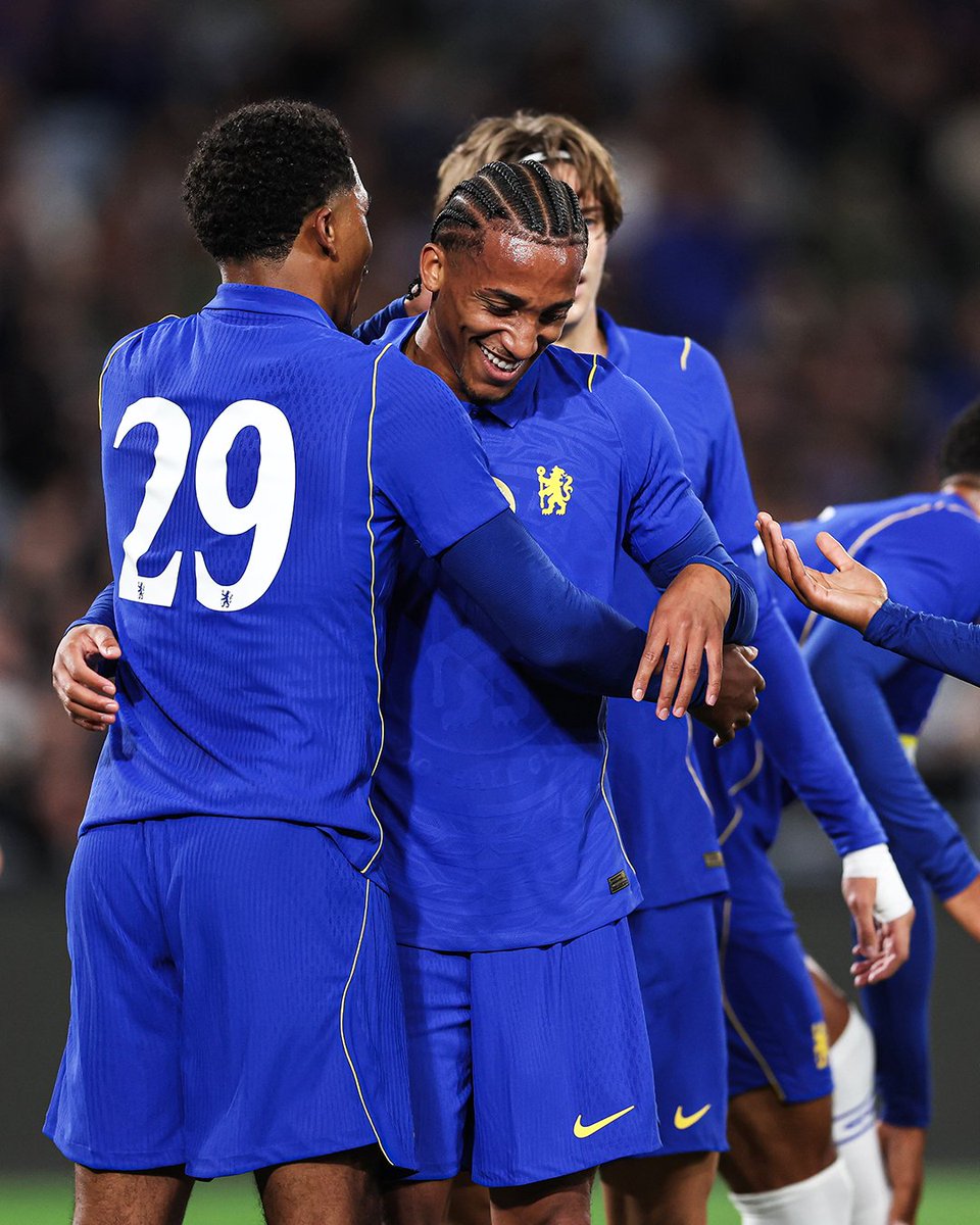brfootball's tweet photo. João Pedro came off the bench after 63 mins to claim a hat trick and an assist as Chelsea came from behind to beat Western Sydney Wanderers 6-4 in Sydney.

17-year-old Kazakhstan forward Dastan Satpayev also scored for the Blues 🇰🇿 https://t.co/FWrcU62Kn4