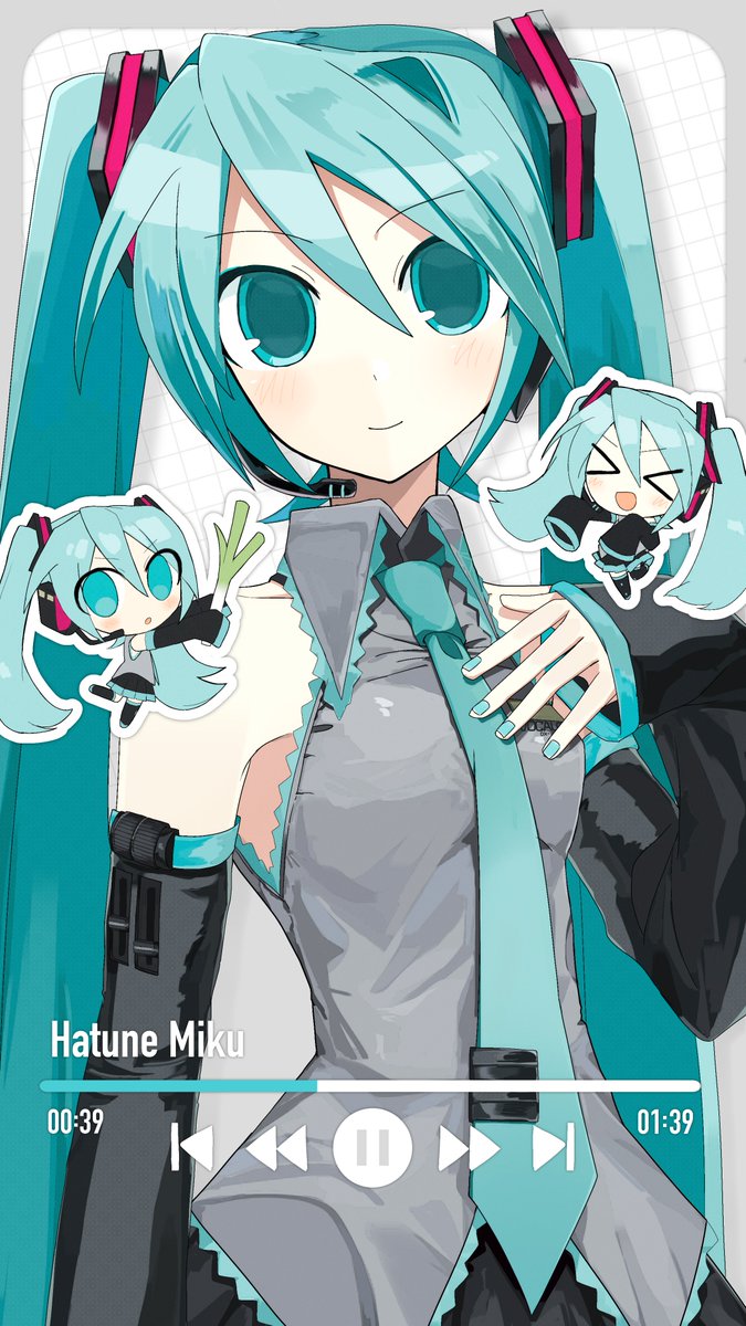 l3ttr3's tweet photo. 初音ミク https://t.co/5xeYFlrCBT