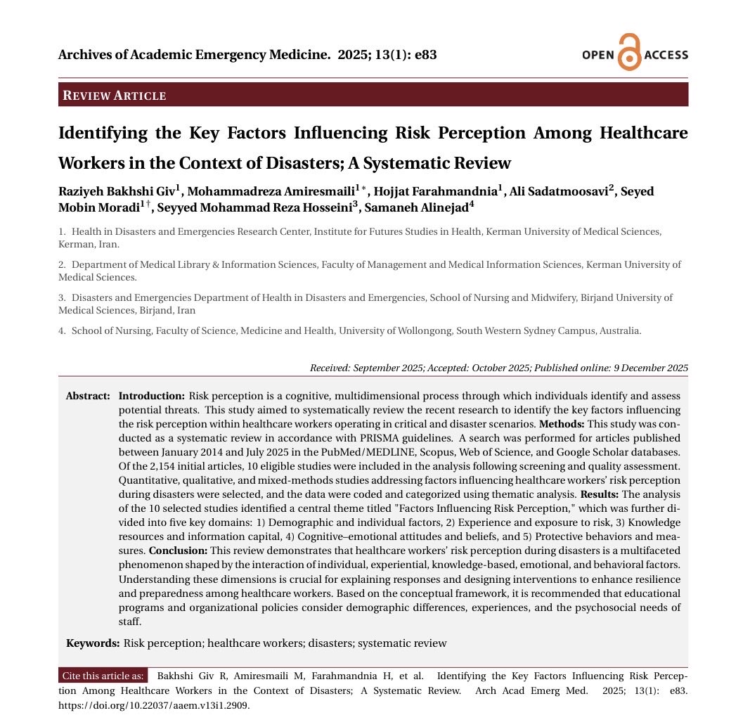 aaemjournal's tweet photo. Full text link:
https://t.co/0aQVgoCFIS
#emergencymedicine
#evidencebasedmedicine
#medicaljournal
#EmergencyDepartment
#AAEMjournal https://t.co/JdtR0CPtFA
