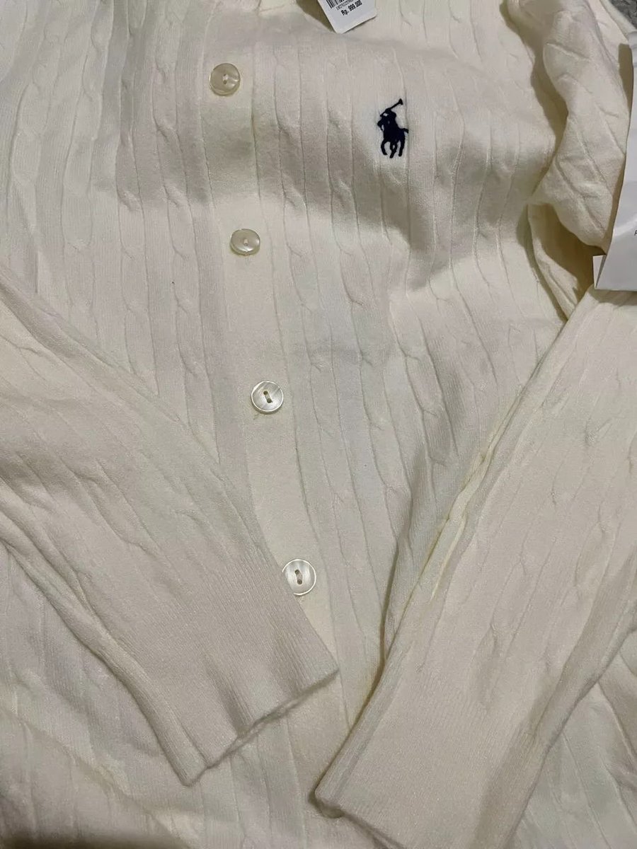 Min_Fatine's tweet photo. Wts polo cable knit cardigan 
New with tag
Ready Oren https://t.co/lnzarOdkqz https://t.co/ROVIJk1MyE